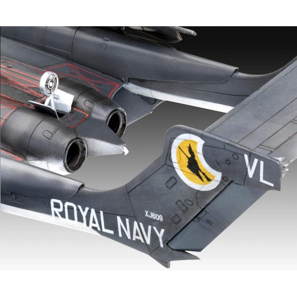 Revell 63866 Model Set Sea Vixen FAW 2 고급 사용자를 위한 충실한 모델 키트, 기본 액세서리 포함, 도색되지 않음