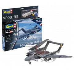 Revell 63866 Model Set Sea Vixen FAW 2 고급 사용자를 위한 충실한 모델 키트, 기본 액세서리 포함, 도색되지 않음
