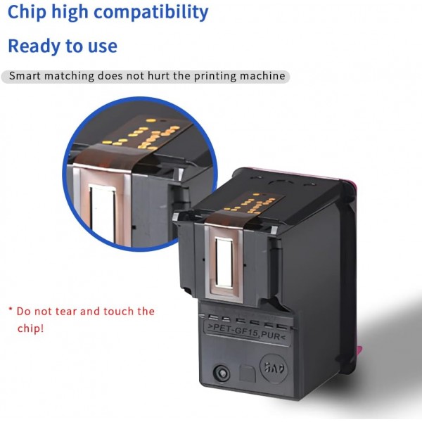 Hp 302XL 302 Envy 4520 4516용 재생 잉크 카트리지