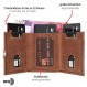 - 동전칸이 있는 SOLO PELLE® 슬림 지갑 [카드 12개] Riva [RFID 보호] 동전칸이 있는 카드 지갑 [가죽] 남성용 및 여성용 스마트 지갑 가죽, 빈티지 브라운