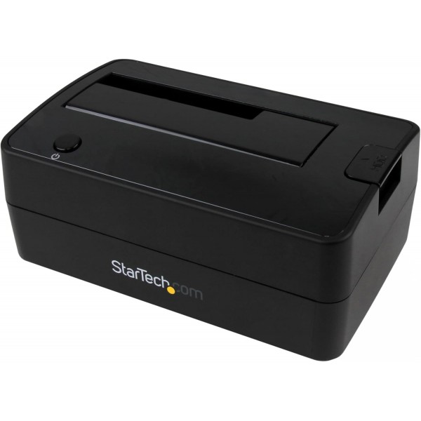 StarTech.com 단일 베이 USB 3.1 - SATA 하드 드라이브 도킹 스테이션, USB 3.1(10Gbps) 하드 드라이브 도킹, 외부 2.5/3.5