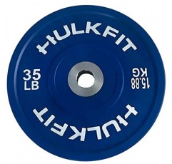 HulkFit 2 스포츠 시리즈 올림픽 충격 흡수 고무 범퍼 웨이트 플레이트(바벨용)