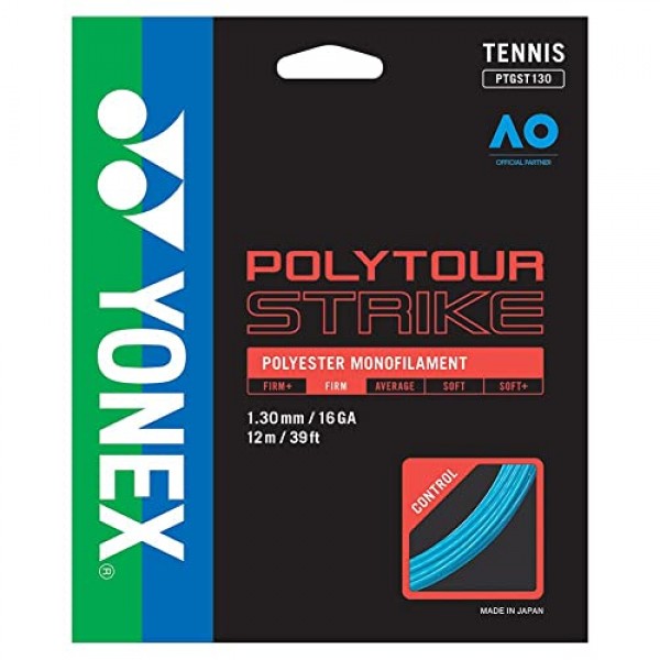 YONEX 폴리 투어 스트라이크 테니스 스트링 세트