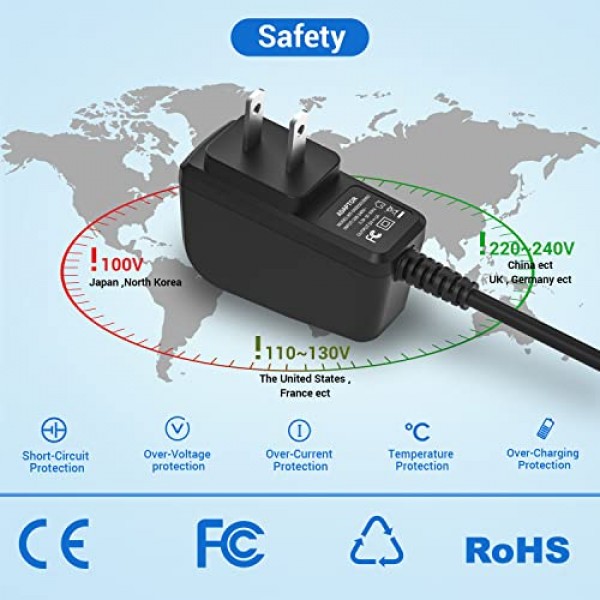 Andis 면도기 충전기에 적합한 5V AC 충전기, 17150 17165 TS-1 TS-2 호일 면도기와 호환되는 Andis 충전기 교체