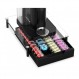 Nespresso Vertuoline 캡슐과 호환되는 유리 커피 포드 서랍 홀더 주최자, 40개의 큰 포드 또는 52개의 포드 보유, NP01C