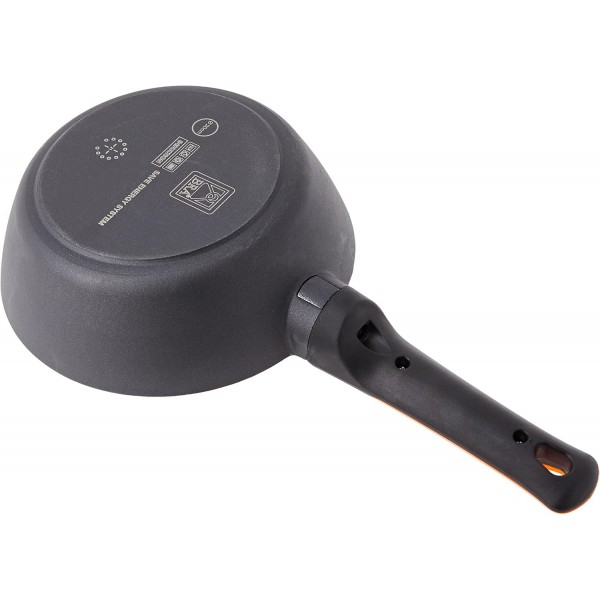 BRA Efficient Orange 프라이팬 Honda 20 cm, 플래티넘 플러스 논스틱 코팅 처리된 주조 알루미늄, 원형, 인덕션을 포함한 모든 열원에 적합, PFOA 프리 20 cm Honda 프라이팬