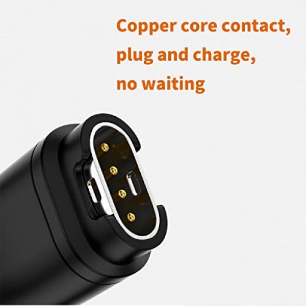 ZJKJHJY 시계 충전기-유형 C 어댑터 케이블 커넥터 변환기, 시계용 2Pcs USB C 어댑터, Garmin Fenix ​​6 6S 6X Pro, Fenix ​​5 5S 5X Plus 등과 호환 가능