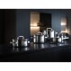 WMF Function 4 캐서롤 스몰 20cm, 캐서롤 인덕션 2.5l, 유리뚜껑, 크로마간 폴리싱 스테인리스스틸, 4가지 붓기 기능, 내부 저울, 레드