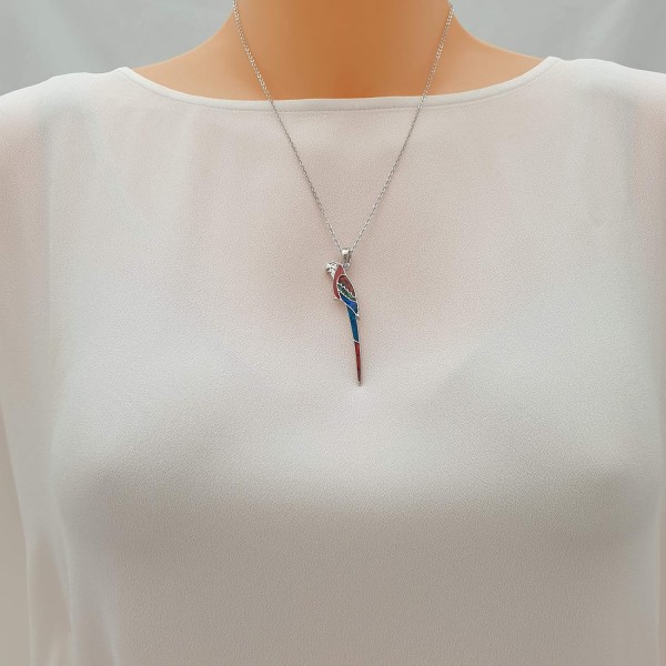 Kiara Jewellery Perched Macaw Parrot 펜던트 목걸이 18