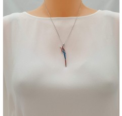 Kiara Jewellery Perched Macaw Parrot 펜던트 목걸이 18