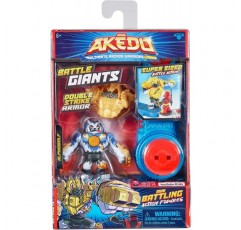 Akedo Giant Alpha Wolf 단일 그림 푸시 버튼 컨트롤러 갑옷 이중 방어 연령 6 + AKE05200 Giochi Preziosi Multicolored
