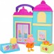 Peppa Wutz PEP0698 Peppa's Ice Café Playset with 아이스크림 스탠드 및 2세 Peppa's Ice Cream Café 어린이를 위한 전용 Peppa 피규어 1개