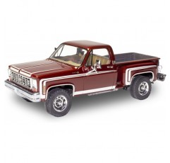 Revell 85-4486 76 Chevy Sports Stepside Pickup, 고급 사용자를 위한 오리지널 모델 키트에 충실한 자동차 모델, 1:24/20.5cm