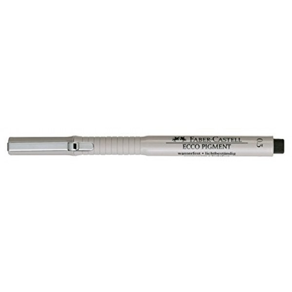 파버카스텔 166399 0.3mm 에코 피그먼트 파이버팁 펜 - 블랙