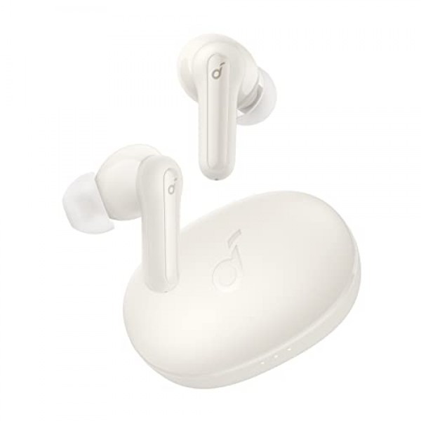 Anker Life P2 Mini의 사운드코어 완전 무선 이어버드, 빅 베이스를 갖춘 10mm 드라이버, 맞춤형 EQ, Bluetooth 5.2, 32H 재생 시간, 고속 충전을 위한 USB-C, 통근, 업무용 초소형 크