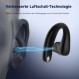 OpenRock Open-Ear 헤드폰 Bluetooth 5.2 무선, 마이크가 있는 헤드셋, 튜브 베이스 저주파, 듀얼 16.2mm 드라이버, ENC 통화 소음 제거, 달리기용 공기 전도 스포츠 헤드폰