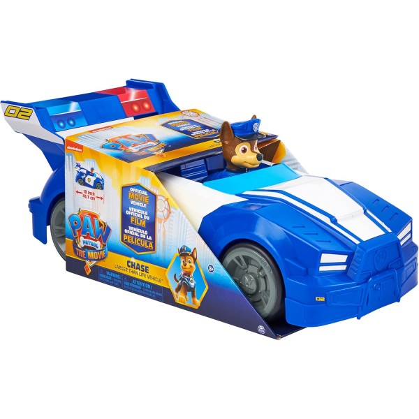 Paw Patrol - 차량 XL 사냥 - 경찰차 Paw Patrol with Functional Wheels and Figure Puppy - 6063425 - 3세 이상 어린이용 장난감[아마존 독점]