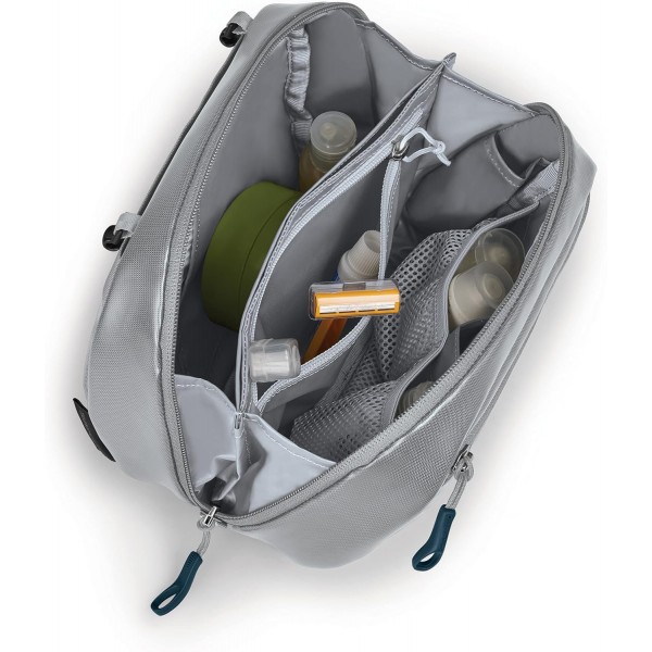 Osprey Transporter 세면도구 키트 라지 원 사이즈 스모크 그레이