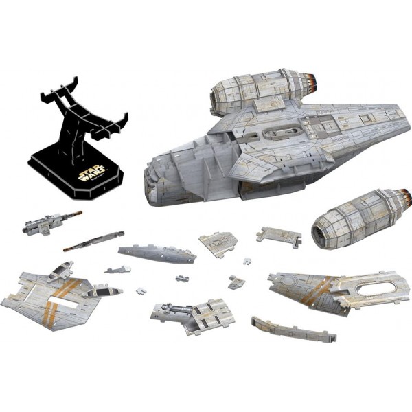Revell The Mandalorian 카드보드 모델 키트 I 남녀노소를 위한 RAZOR CREST I의 상세한 모델 키트 I 스타워즈 팬을 위한 140개의 부품 I I 모든 경우에 이상적인 선물 아이디어