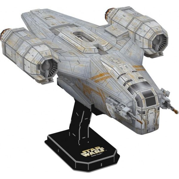 Revell The Mandalorian 카드보드 모델 키트 I 남녀노소를 위한 RAZOR CREST I의 상세한 모델 키트 I 스타워즈 팬을 위한 140개의 부품 I I 모든 경우에 이상적인 선물 아이디어