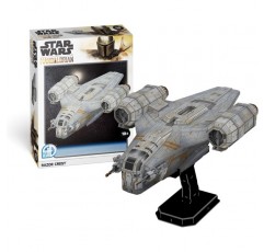 Revell The Mandalorian 카드보드 모델 키트 I 남녀노소를 위한 RAZOR CREST I의 상세한 모델 키트 I 스타워즈 팬을 위한 140개의 부품 I I 모든 경우에 이상적인 선물 아이디어