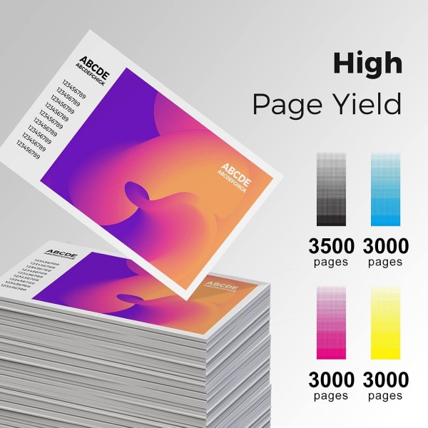 (PINALL HP PageWide Pro 377dw 377dn Pro 477dw 477dn Pro 352dn 452dn MFP 477dw 552dw 577dw Managed MFP P552470용 HP 913 HP 913A 멀티팩 프린터 카트리지와 호환 가능)