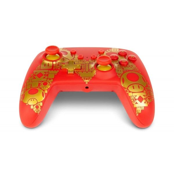 업그레이드된 Nintendo Switch용 유선 PowerA 컨트롤러 - Golden M