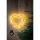 Noma Cluster Light Heart : 타이머로 연결 : 25cm : 앤티크 화이트 LED