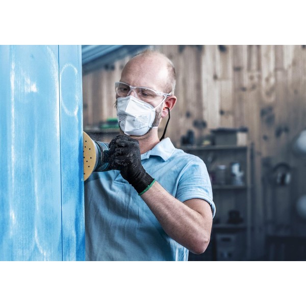 Bosch Professional 50x Expert C470 샌드페이퍼(경재용, 목재용 페인트, Ø 125mm, Grit 240, 액세서리 Random Orbital Sander) Ø 125mm 8개 구멍 - 입자 240 50개 8개 구멍