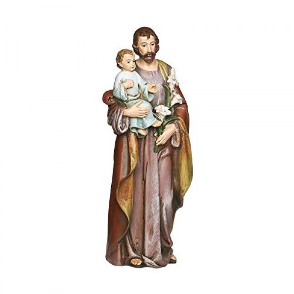 Joseph's Studio by Roman - 성 요셉과 아기 예수 피규어, 르네상스 컬렉션, 6.25