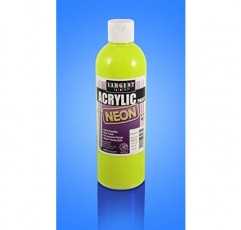 Sargent Art 16oz 네온 아크릴 페인트, 연두빛