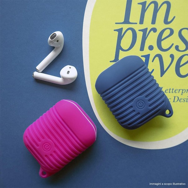 aiino - AirPods 1 & 2용 DropCase 실리콘 케이스 Apple Airpods 케이스용 스크래치 방지 충격 방지 커버 방수 - 흰색