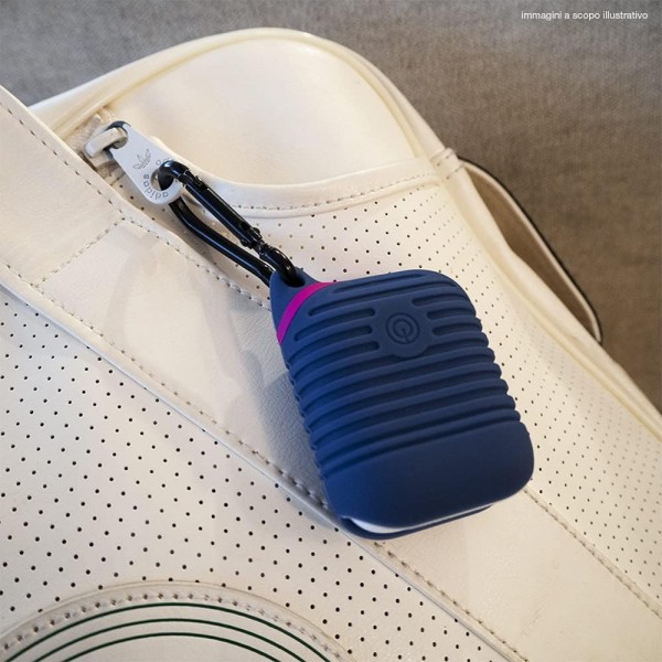 aiino - AirPods 1 & 2용 DropCase 실리콘 케이스 Apple Airpods 케이스용 스크래치 방지 충격 방지 커버 방수 - 흰색