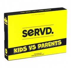 SERVD - 어린이 대 부모 - 재미있는 실생활 가족 카드 게임