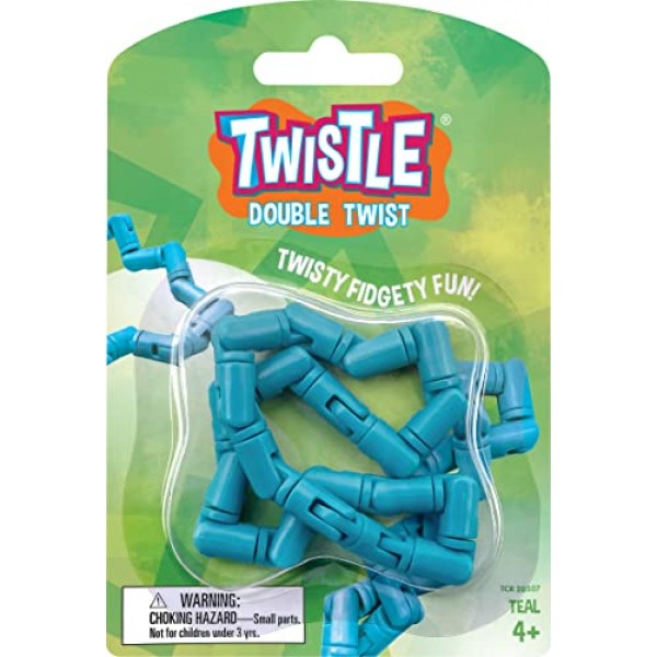 Twistle Double Twist Fidget 감각 장난감 - 청록색