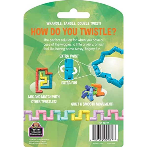 Twistle Double Twist Fidget 감각 장난감 - 청록색