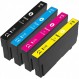 NINETEC 4종 세트는 Epson 405XL과 호환 가능 | WF-3800 WF-3820DWF WF-3825DWF WF-3830DWTF WF-4800 WF-4820DWF WF-4825DWF WF-4830DTWf WF-7800 WF-7835DTWf WF-78TW484 -7310DTW WF-7830DTWf (06) 4개 세트(1BK + 1C + 1M