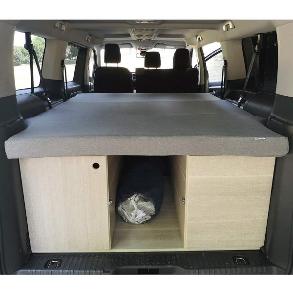 Citroën SpaceTourer, Peugeot Traveller, Toyota Proace Verso 및 Opel Zafira Live용 점탄성 캠퍼가 포함된 접이식 매트리스
