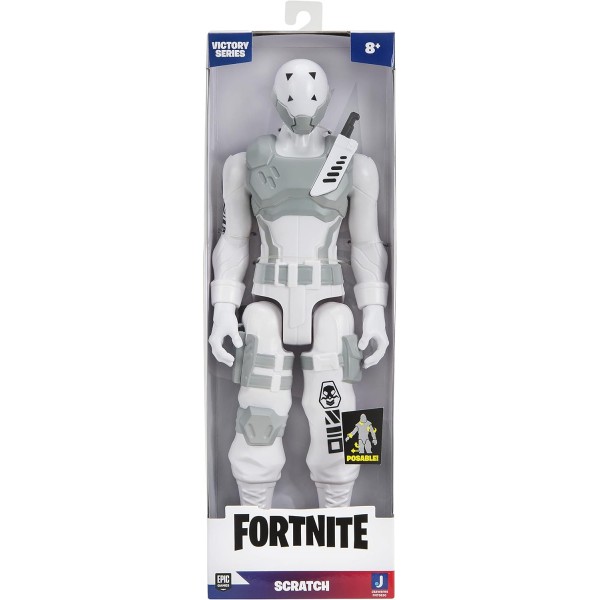 Fornite FNT0830 Victory Series Scratch 12인치 관절형, 수집 가능 및 포즈 가능 Fortnite 피규어, 게임의 정확한 세부 사항 및 인기 의상, 멀티