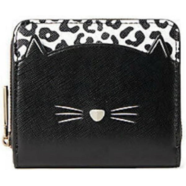 Kate Spade New York Meow Cat 스몰 지퍼 어라운드 지갑
