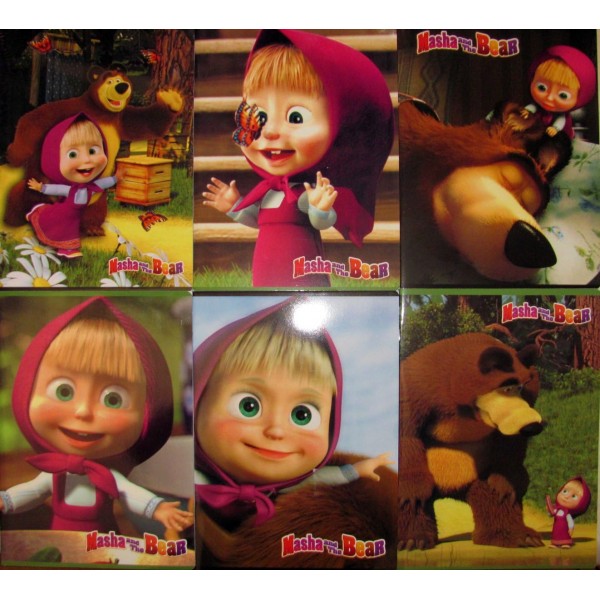 viscio Trading 166186 quadernone Rigo To Masha And Bear, 종이, 멀티 컬러, 0.1 X 20 X 32 Cm, 12 단위