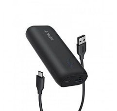 Anker 보조 배터리, 5,200mAh 휴대용 충전기, iPhone 15/15 Plus/15 Pro/15 Pro Max, iPhone 14/13 시리즈, Samsung, Google Pixel, LG 등과 호환(블랙)