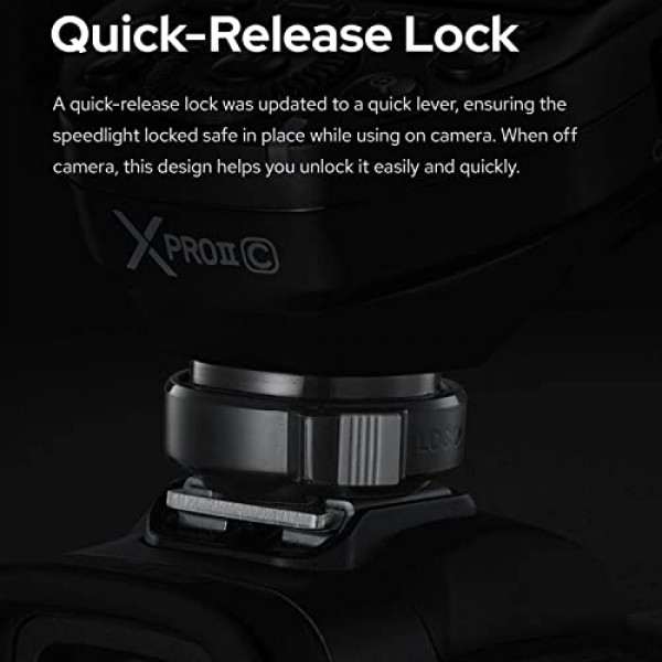 Nikon용 Godox XProII-N XProII N TTL 무선 플래시 트리거, 1/8000s HSS 지원, TTL 자동 플래시, 수동 플래시, TCM 변환 기능, 5개의 섬세한 그룹 버튼, 대형 LCD 디스플레이, 스마트 앱 