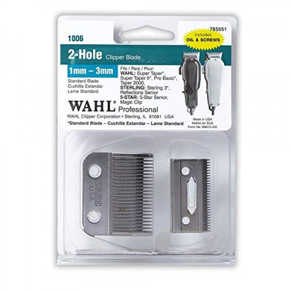 Wahl Professional 2홀드 클리퍼 블레이드(1006)