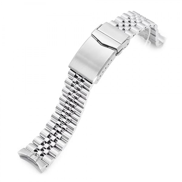 MiLTAT SRPK29 SRPK31 SRPK33 세이코 5 스포츠용 시계 밴드 38mm, 20mm JUB 메탈 팔찌