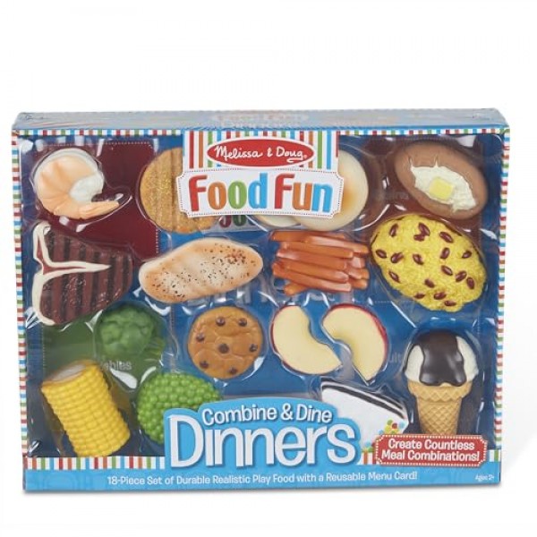 Melissa & Doug Food Fun Combine & Dine Dinners - 블루