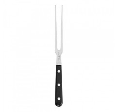 HENCKELS Classic Razor-Sharp 7인치 플랫 타인 카빙 포크, 100년 이상의 숙련된 기술을 바탕으로 독일에서 설계됨