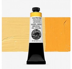 다니엘 스미스 오리지널 오일 컬러 페인트, 37ml 튜브, 한사 옐로우 딥, 284300031, 1.25 fl oz