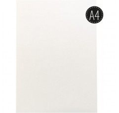 Vaessen Creative 2911-3003 플로렌스 수채화 용지 A4 아이보리 화이트, 200g/m² 매끄러운 용지로 제작, 수채화, 핸드 레터링 및 브러시 레터링용 100매, A4 100매 팩