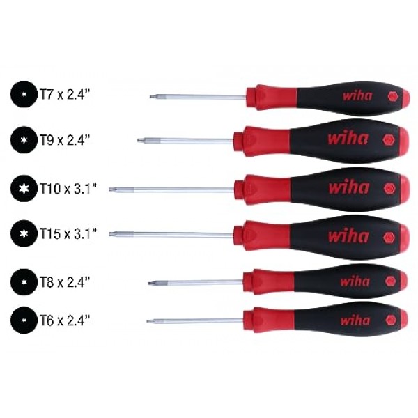 Wiha 36291 드라이버 세트, Torx, 6개
